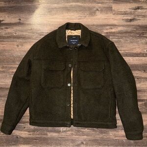 Abercrombie fitch cropped wool jacket